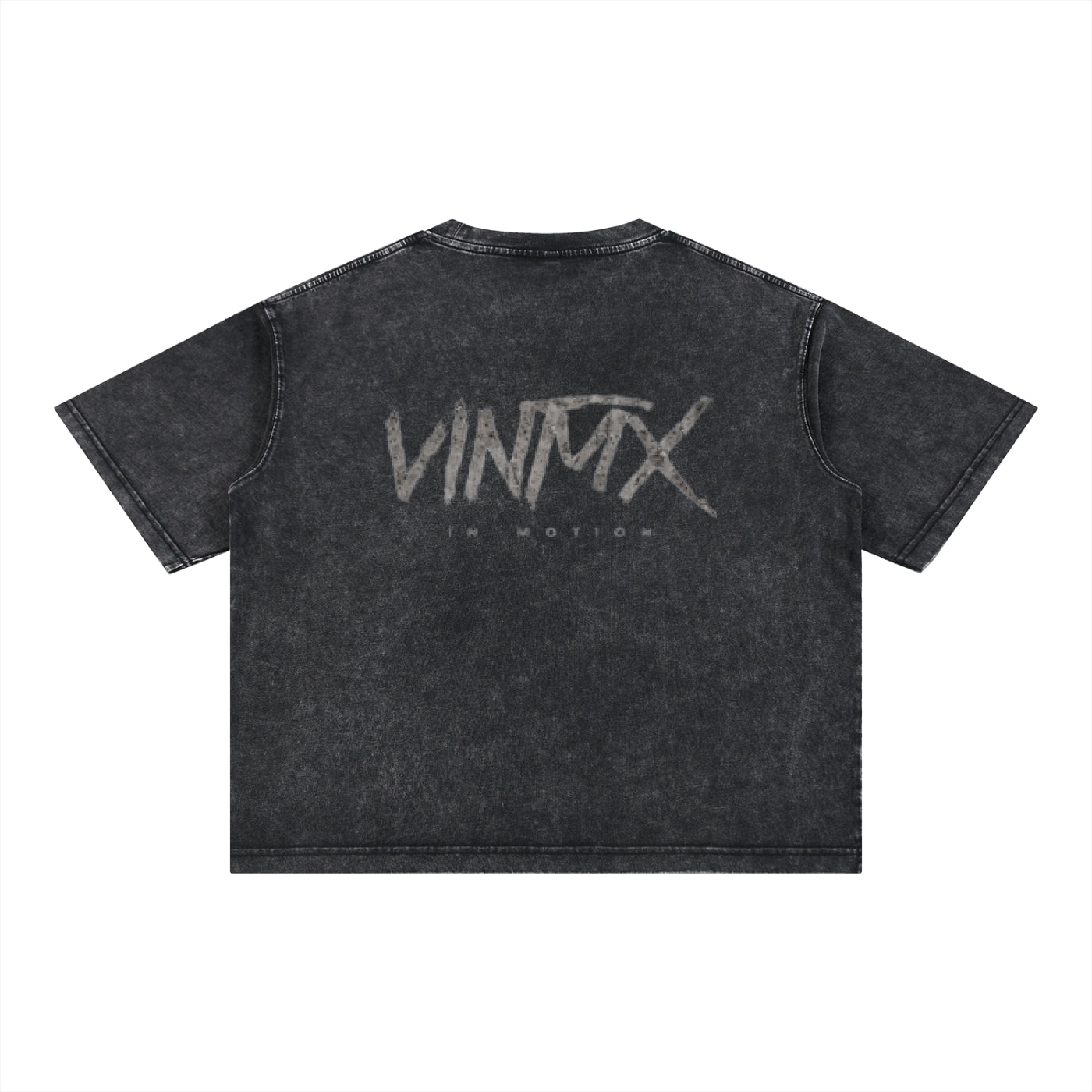 Snow Wash Boxy Cotton T-Shirt – Oversized Unisex