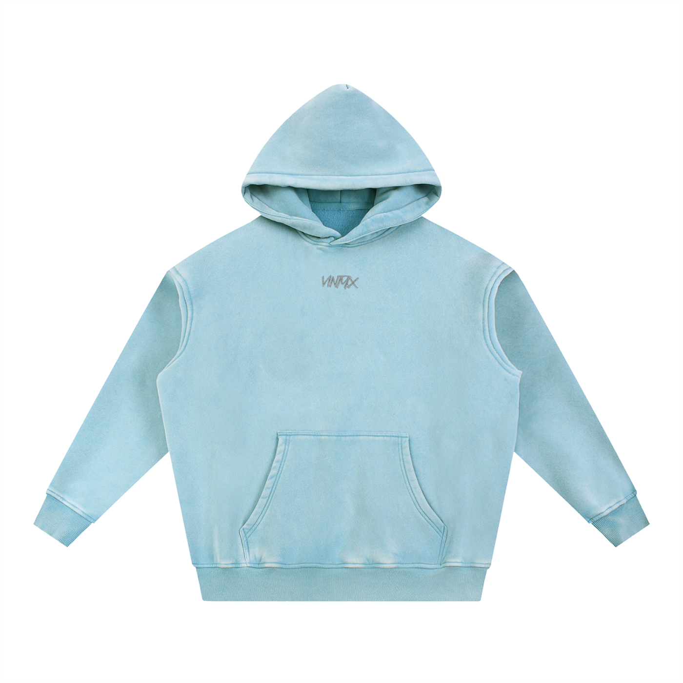 Snow Wash Fleece Oversized Hoodie – Unisex