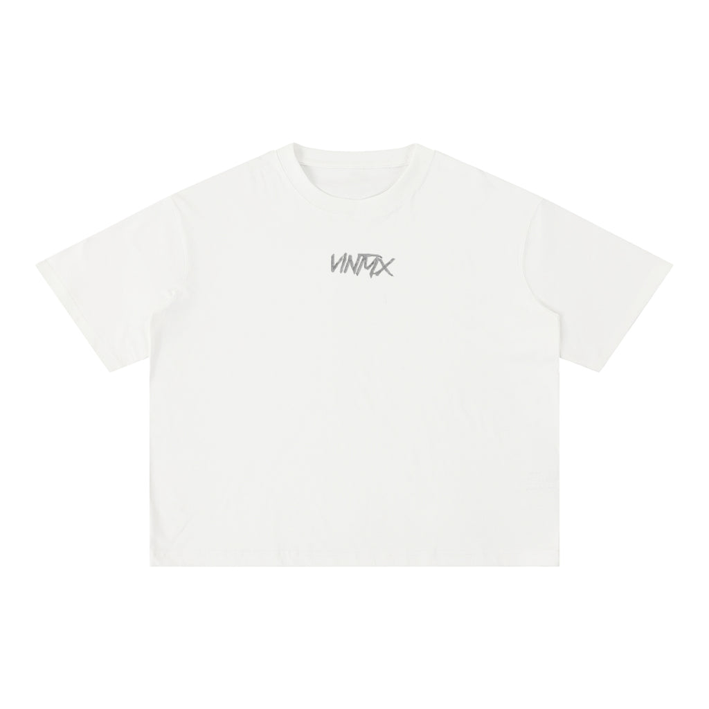 Snow Wash Boxy Cotton T-Shirt – Oversized Unisex