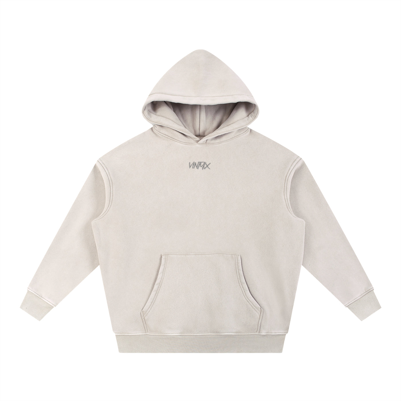 Snow Wash Fleece Oversized Hoodie – Unisex