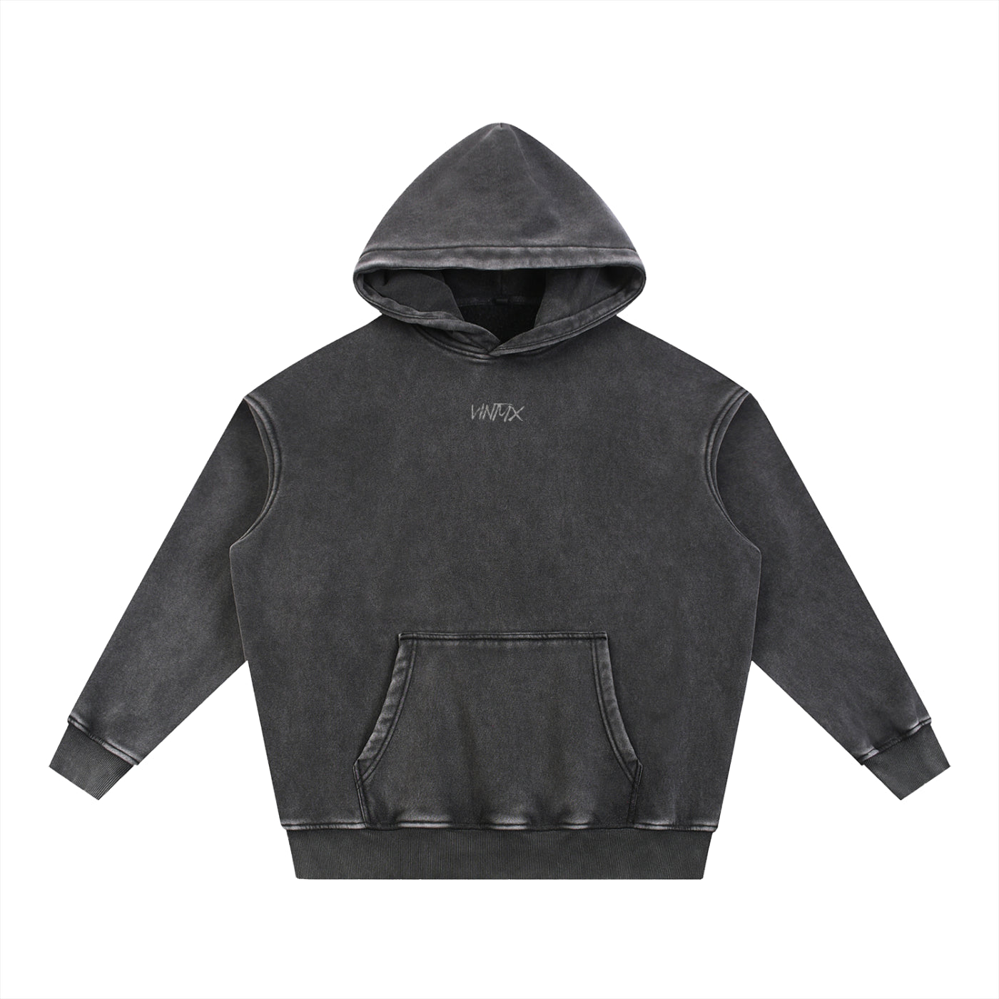 Snow Wash Fleece Oversized Hoodie – Unisex