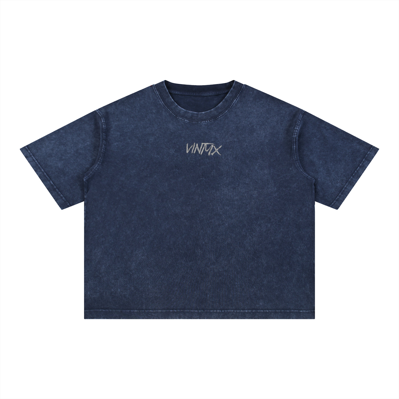 Snow Wash Boxy Cotton T-Shirt – Oversized Unisex