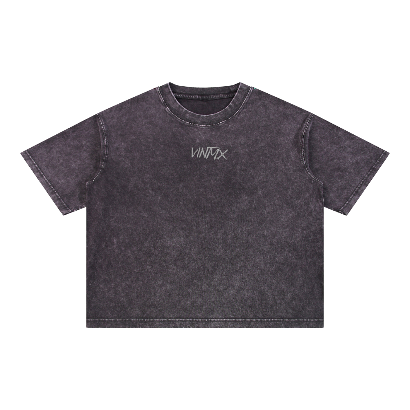 Snow Wash Boxy Cotton T-Shirt – Oversized Unisex