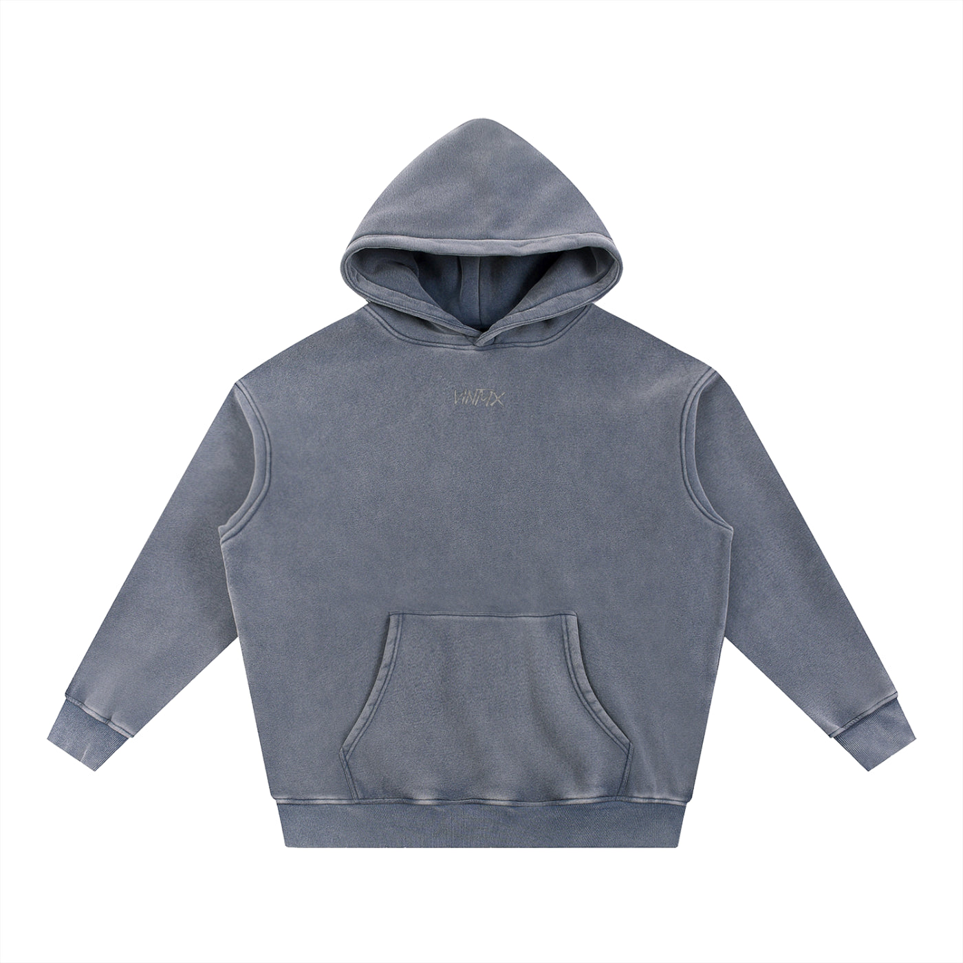 Snow Wash Fleece Oversized Hoodie – Unisex